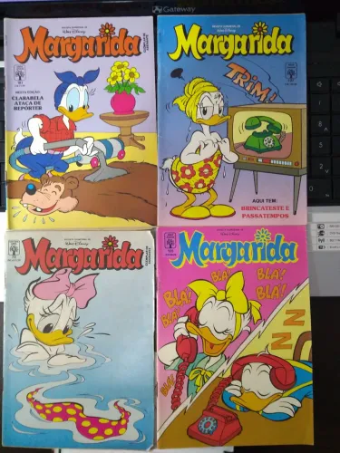 Gibis Disney selecionados , lote com 4 exemplares.
