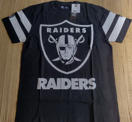 Camiseta Oficial Raiders NFL - Tamanho P