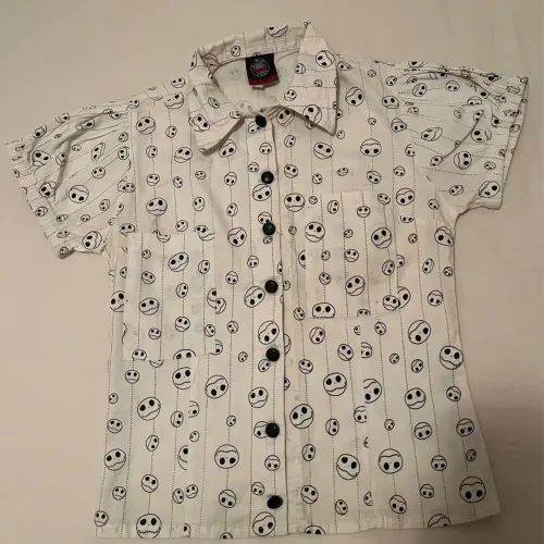 Camisa Estampada Jack Skellington Short Fuse - Tamanho M