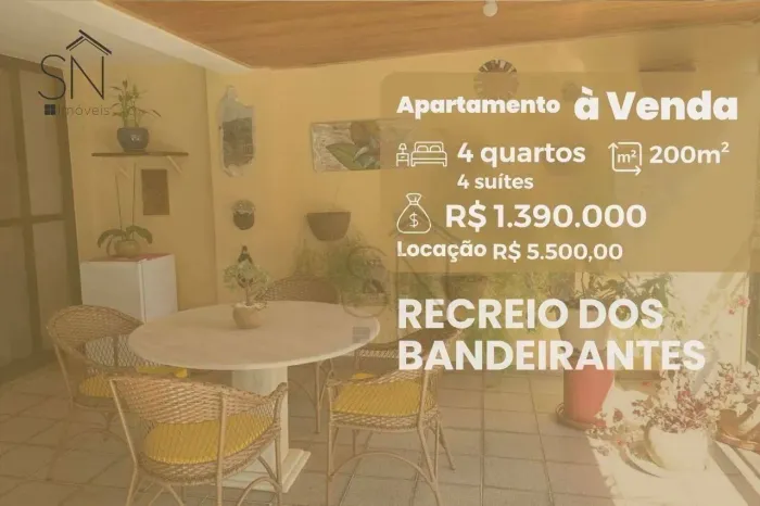 Apartamento com 4 dormitórios, 200 m² - venda por R$ 1.390.000,00 ou aluguel por R$ 7.600,