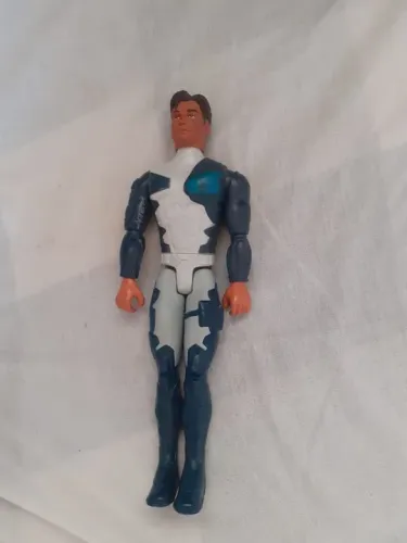 Boneco Max steel azul.