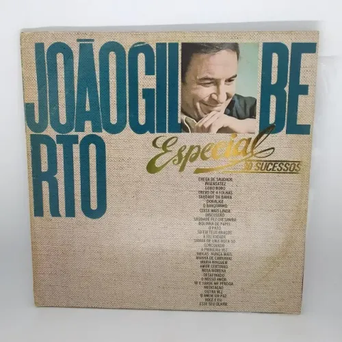 Disco João Gilberto - Vinil duplo, capa e discos em bom estado