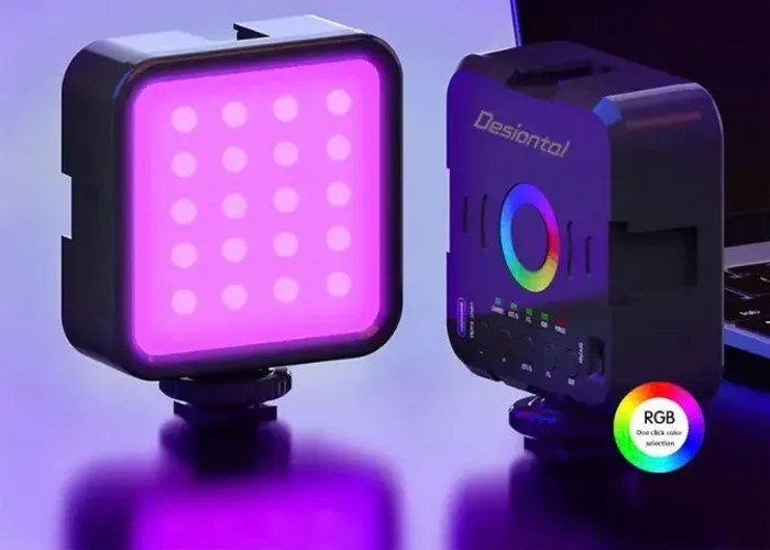 Led Iluminador Rgb Portatil W70 Desiontal