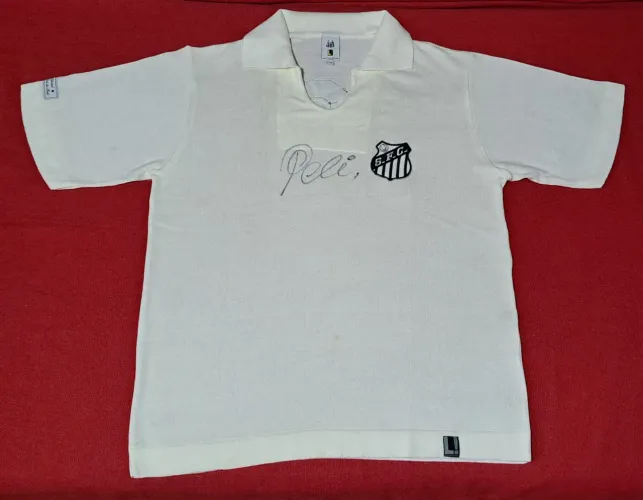 Camisa 1o Gol do Pelé - Réplica Oficial - Autografada