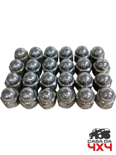 Jogo porca roda ferro Hilux 2016 2018 2019 2020 2024