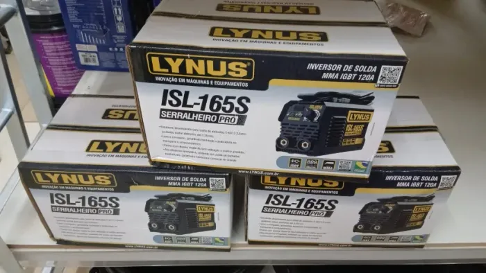 Inversor de Solda MMA IGBT120A Lynus a vista R$ 399,90 