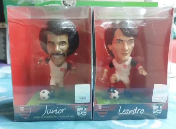 2 Mini Ídolos Flamengo - Junior e Leandro