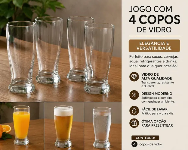 Copos novos!