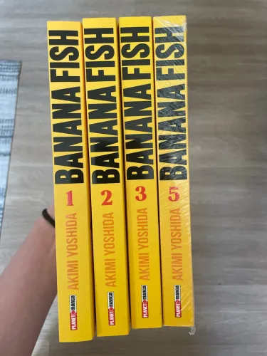 BANANA FISH mangá vol 5 LACRADO, usado vol 1, 2, 3