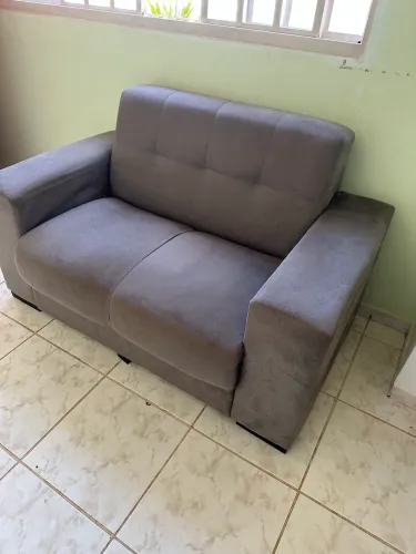 Sofa 2 lugares cinza