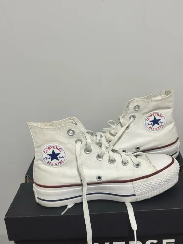 Tênis All Star Branco de plataforma Original
