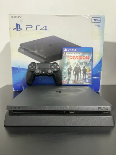 Ps4 Slim Revisado + 1 Jogo Brinde - 90 Dias Garantia