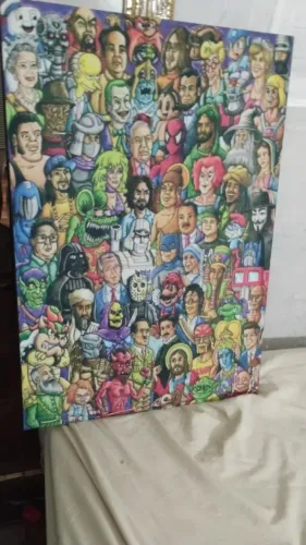 Quadro de personagens