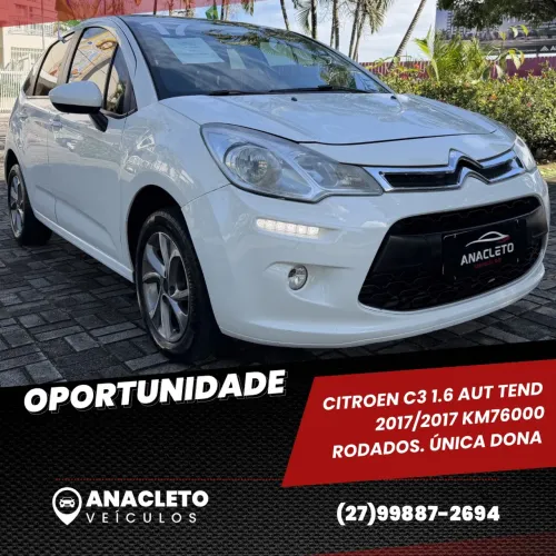 Citroen C3 Tendance 1.6 VTI Flex Start 16V Aut. 2017