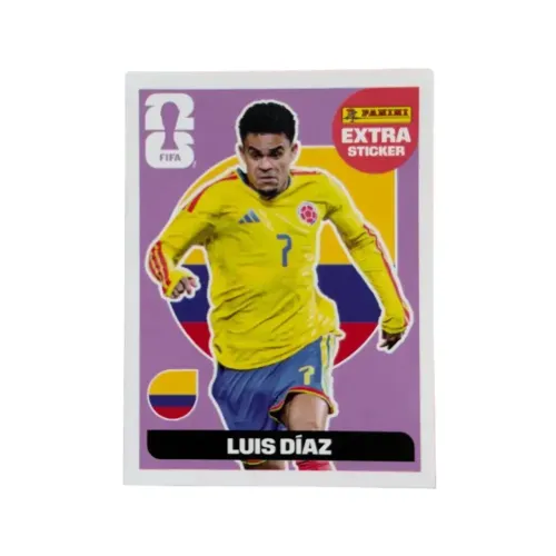 Figurinha Legend Luís Diaz Regular roxo
