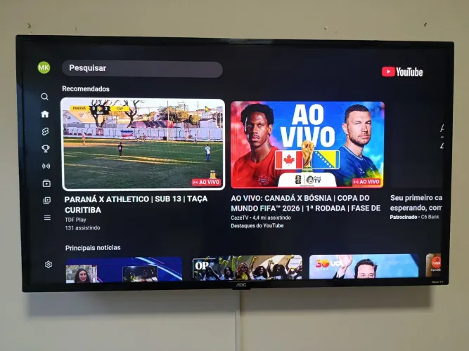 Smart tv 43 AOC ROKU Funcionando Perfeitamente Entrego !!!