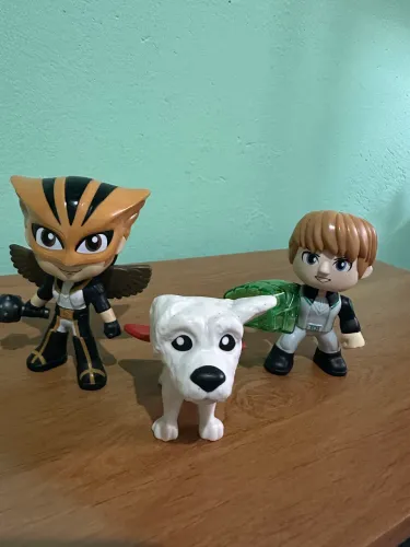 Kit 3 Figuras do Filme Super Man 2025