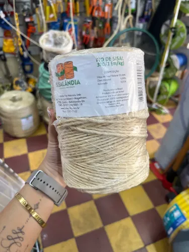 Fio de sisal 1 kg 