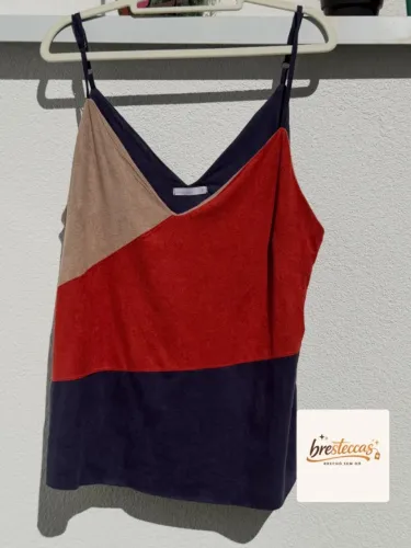 Regata Color Block Suede Marfinno Renner Tamanho GG
