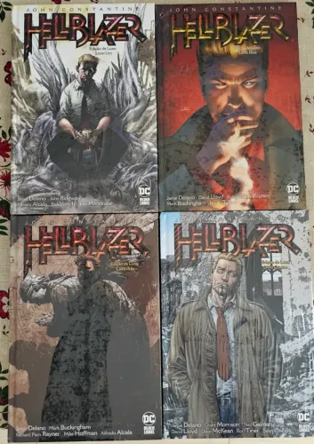 Hellblazer Edição de Luxo (DC Black Label/Panini, 4 volumes, novos e lacrados)