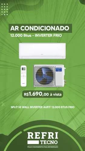 Ar condicionado 12000btus só frio Aufit
