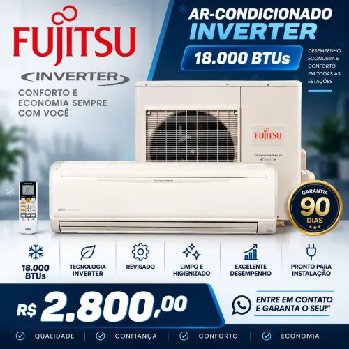 Ar condicionado 18 mil btus