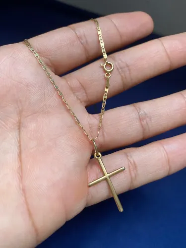 Cordão de prata banhado a ouro