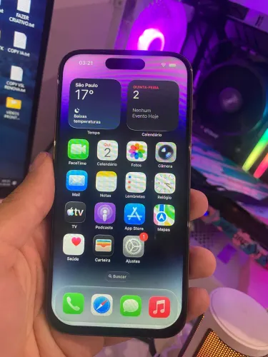 iPhone 14 Pro - Roxo - Perfeito