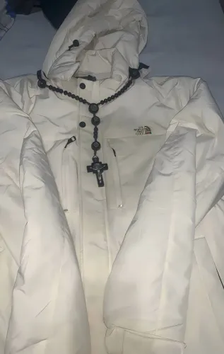 Jaqueta Casaco The North Face X Gucci Off-White