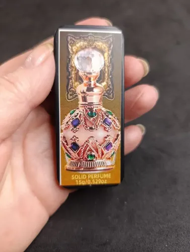 Perfume sólido na lata 15g para levar na bolsa
