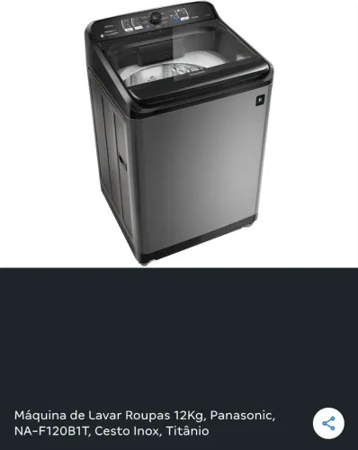 Máquina de lavar roupa Panasonic 12 kg