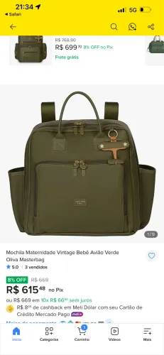 Mochila Masterbag baby