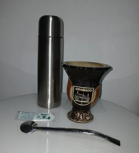 Chimarrão Cuia Bomba e Térmica