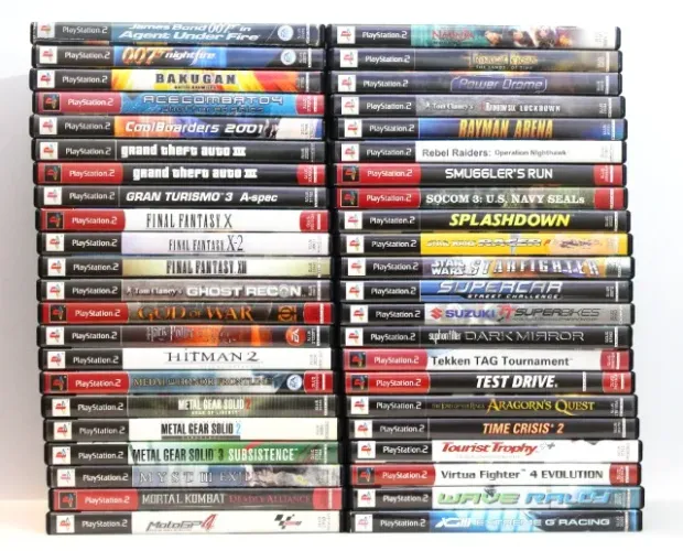 Games para PlayStation 2 originais completos e testados a partir de R$45,00