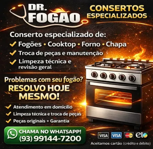 Conserto de fogão 