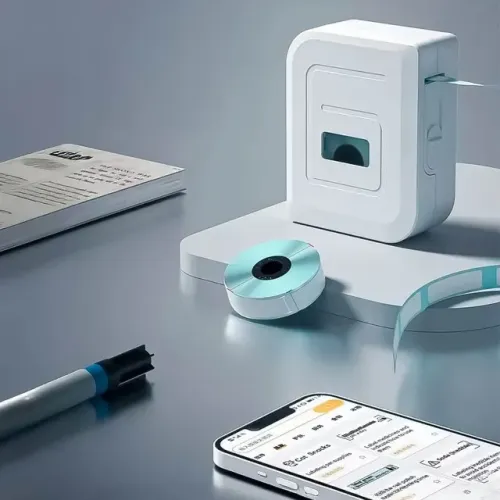 Impressora de Etiqueta Térmica Portátil Bluetooth 
