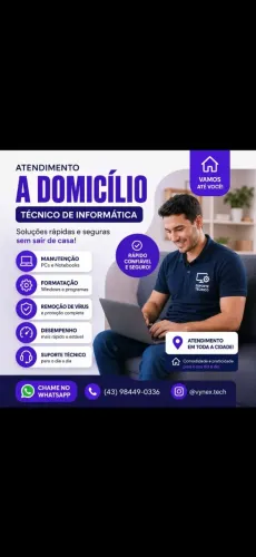 TÉCNICO EM INFORMÁTICA A DOMICÍLIO 