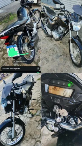 Moto toda revisada emplacada em ponto transferência 