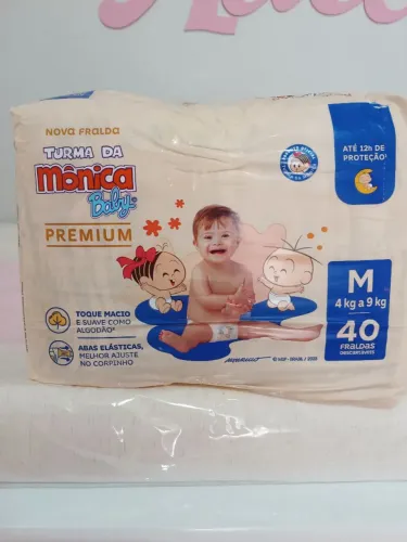 Fralda turma da mônica Premium 