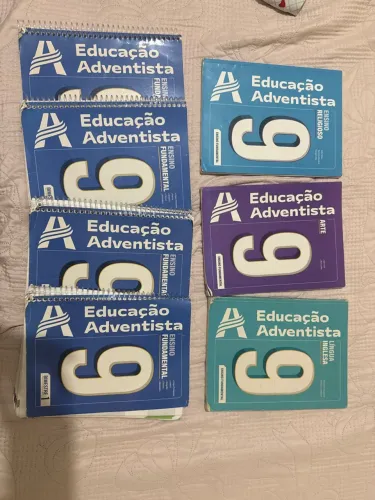 Livros 9 ano adventista(seminovos)