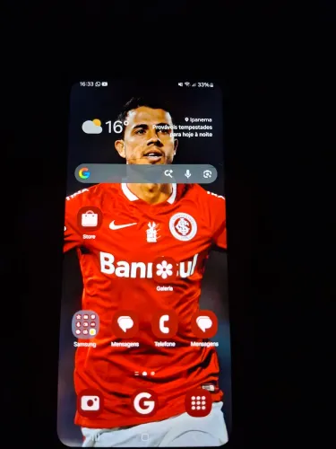 Celular m23 só vidro quebrado funcionando tudo