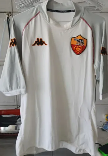Camisa Roma Itália Kappa 2002 Exclusiva da Champions League made in Romania Frete Gratis