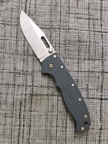 Canivete Demko Knives AD20.5 Gray Grivory Japanese AUS-10A Blade Steel Clip Point 