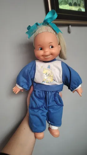 boneca vintage da marca walbert anos 80