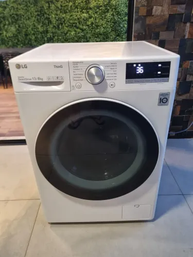 Lava e seca LG 13kg inteligência artificial wifi inverter modelo novo