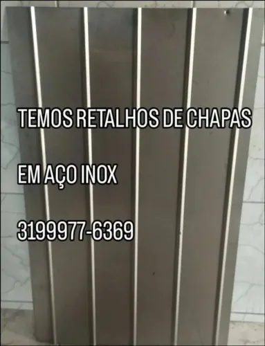 Folha de aço inox 