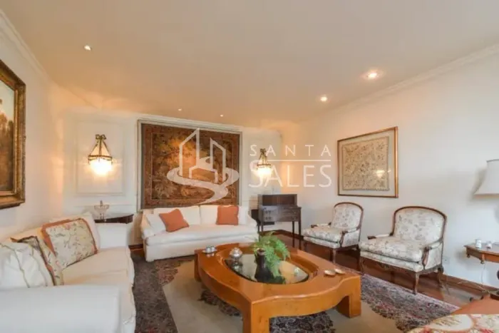 Imóvel de Luxo: Apartamento de 7 Quartos no Paraíso, São Paulo - 414m², 3 Suítes, 3 Salas,