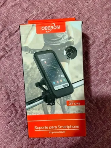 Vendo suporte de celular para bicicleta novo . interessado chama *