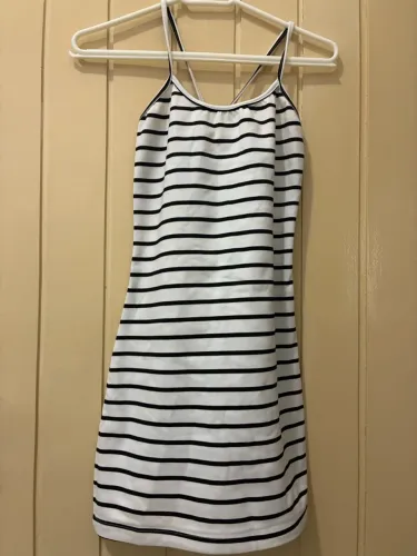Vestido listrado TAM P