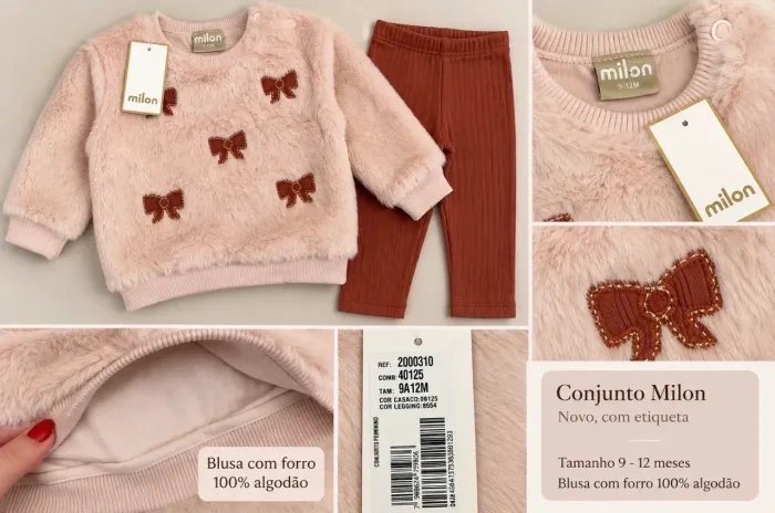 Conjunto de inverno Milon 9-12 meses